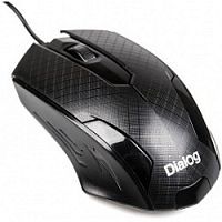 картинка мышь dialog pointer mop-07u black usb, оптическая, 3 кнопки + ролик от магазина Tovar-RF.ru