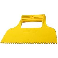 картинка Шпатель STAYER, пластмассовый, зубчатый 4х4мм, 230мм[1022-4] от магазина Tovar-RF.ru