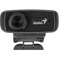 картинка web-камера genius facecam 1000x black {720p hd, универсальное крепление, микрофон, usb} [32200003400] от магазина Tovar-RF.ru