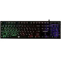 картинка клавиатура kg-23u black nakatomi gaming - игровая с rgb-подсветкой, usb, черная  от магазина Tovar-RF.ru