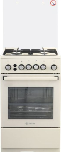 картинка плита газовая de luxe 5040.40г (кр) чр-013 от магазина Tovar-RF.ru