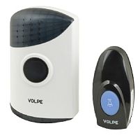 картинка Звонок беспроводной VOLPE (UL-00002400) UDB-Q024 W-R1T1-16S-100M-WH от магазина Tovar-RF.ru