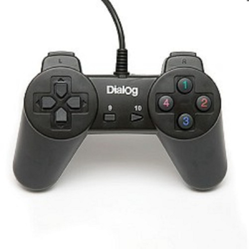 картинка dialog action gp-a01, черный {геймпад, 10 кнопок, usb} магазин Tovar-RF.ru являющийся официальным дистрибьютором в России картинка dialog action gp-a01, черный {геймпад, 10 кнопок, usb} от магазина Tovar-RF.ru