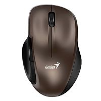 картинка мышь беспроводная genius ergo 8200s chocolate. полноразмерная, эргономичная, бесшумная, 5 кнопок. dpi 1200. сенсор blue eye. частота 2.4 ghz. цвет - коричневый от магазина Tovar-RF.ru