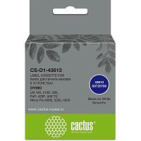 картинка картридж ленточный cactus cs-d1-43613 43613 для dymo lm 160, 210d, 280, pnp, 420p, 500 ts; rhino pro 6000, 5200, 4200 от магазина Tovar-RF.ru