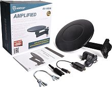 картинка антенна комнатная antop av-9018 dvb-t2 и дмв+мв+fm активная от магазина Tovar-RF.ru