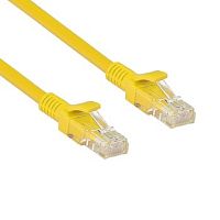 картинка exegate ex282031rus патч-корд utp-rj45-rj45-5e-5m-yl, utp, cat.5e, 5м, желтый от магазина Tovar-RF.ru