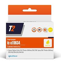 картинка t2 c13t06344a (ic-et0634) картридж для epson stylus color c67pe/c87/cx3700/cx4100, желтый, с чипом от магазина Tovar-RF.ru