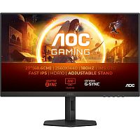 картинка lcd aoc 27" q27g4xf  black/grey {fast ips 2560x1440 180hz 1ms 300cd hdmi displayport has internal vesa} от магазина Tovar-RF.ru