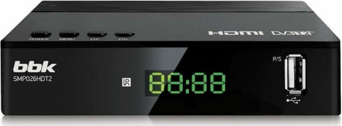 картинка приставки dvb-t/dvb-t2 bbk smp026hdt2* магазин Tovar-RF.ru являющийся официальным дистрибьютором в России картинка приставки dvb-t/dvb-t2 bbk smp026hdt2* от магазина Tovar-RF.ru