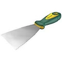 картинка Шпательная лопатка KRAFTOOL с 2-компонент ручк, профилиров нержав полотно, 65мм[10035-065] от магазина Tovar-RF.ru