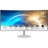 картинка msi pro 34" mp341cqw белый {va curved 3440x1440 100hz 4ms 2xhdmi2.0 displayport1.2 2x2w vesa} 9s6-3pb2ct-025] от магазина Tovar-RF.ru