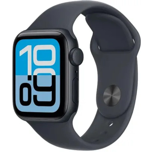 картинка apple watch se 3 44mm midnight aluminium case with midnight sport band - m/l (mehq4hn/a) от магазина Tovar-RF.ru