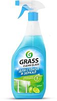 картинка GRASS 125247 Clean Glass блеск стекол и зеркал (голубая лагуна) (600мл) от магазина Tovar-RF.ru