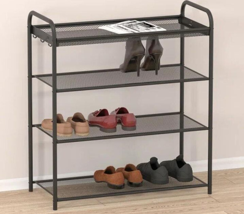 картинка Подставка для обуви ЗМИ Подставка для обуви "Верона 24" (VERONA 24 shoe rack) черный ПДОВ24 Ч магазин Tovar-RF.ru являющийся официальным дистрибьютором в России картинка Подставка для обуви ЗМИ Подставка для обуви "Верона 24" (VERONA 24 shoe rack) черный ПДОВ24 Ч от магазина Tovar-RF.ru