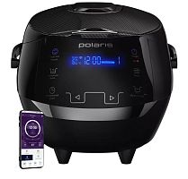 картинка мультиварка polaris pmc-0526 iq (860w, 5л,21 прог, wi-fi) черный от магазина Tovar-RF.ru