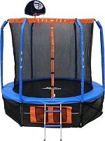 картинка спортивный инвентарь экос bt14ft-3 батут 14 с сеткoй, лесенкой и баскетбольным кольцом (010368) ecos bt14ft-3 батут 14 с сеткoй, лесенкой и баскетбольным кольцом (010368)от магазина Tovar-RF.ru