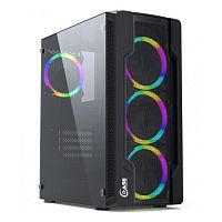картинка powercase cmixb-l4 корпус mistral x4 mesh led, tempered glass, 4x 120mm fan, чёрный, atx  (cmixb-l4) от магазина Tovar-RF.ru
