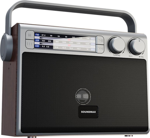 картинка soundmax sm-rd2122ub тёмное дерево магазин Tovar-RF.ru являющийся официальным дистрибьютором в России картинка soundmax sm-rd2122ub тёмное дерево от магазина Tovar-RF.ru