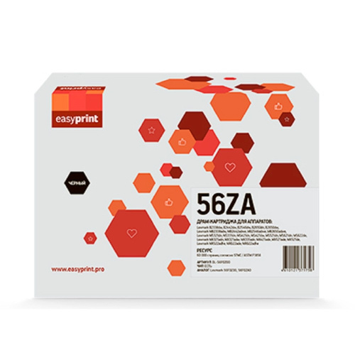 картинка драм-картридж easyprint dl-56f0z00 для lexmark b/mb2338/2442/2546/2650/ms/mx321/421/521/622 (60000 стр.) черный, с чипом 56f0z00/56f0za0 магазин Tovar-RF.ru являющийся официальным дистрибьютором в России картинка драм-картридж easyprint dl-56f0z00 для lexmark b/mb2338/2442/2546/2650/ms/mx321/421/521/622 (60000 стр.) черный, с чипом 56f0z00/56f0za0 от магазина Tovar-RF.ru