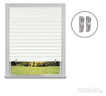 картинка Самоклеящиеся шторы-плиссе РЫЖИЙ КОТ Самоклеящиеся шторы-плиссе Skandi, размер 90х180см, цвет белый 105045 от магазина Tovar-RF.ru