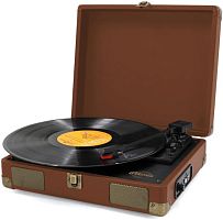 картинка проигрыватель ritmix lp-100 brown leather от магазина Tovar-RF.ru