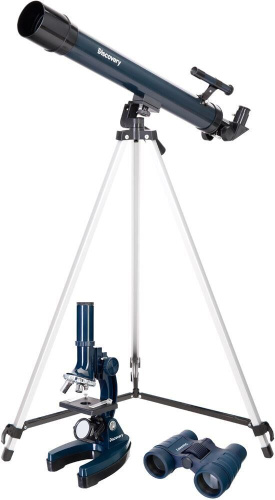 картинка набор оптики levenhuk discovery scope 3 с книгой 77822от магазина Tovar-RF.ru