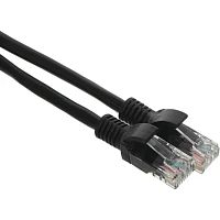 картинка cablexpert pp10-3m/bk, патч-корд медный utp  кат.5e, 3м, литой, многожильный (черный) от магазина Tovar-RF.ru
