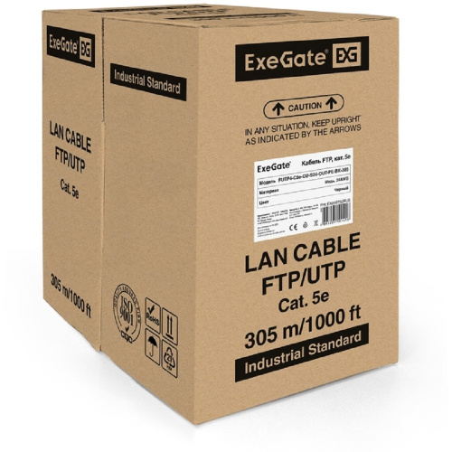 картинка exegate ex256750rus futp4-c5e-cu-s24-out-pe-bk-305-fluke ftp 4 пары кат.5e медь, 24awg, fluke® test pass, экран, внешн., без троса, бухта 305м, черн., pe магазин Tovar-RF.ru являющийся официальным дистрибьютором в России картинка exegate ex256750rus futp4-c5e-cu-s24-out-pe-bk-305-fluke ftp 4 пары кат.5e медь, 24awg, fluke® test pass, экран, внешн., без троса, бухта 305м, черн., pe от магазина Tovar-RF.ru