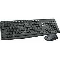 картинка 920-007948 logitech клавиатура + мышь mk235 grey usb оригинальная заводская гравировка ru/lat от магазина Tovar-RF.ru