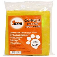 картинка Салфетка РЫЖИЙ КОТ салфетка вискозная универсальная 30*30см (5шт) (310216) от магазина Tovar-RF.ru
