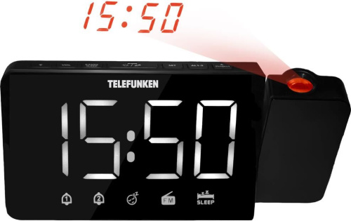 картинка Радиочасы TELEFUNKEN TF-1709(черный с белым) магазин Tovar-RF.ru являющийся официальным дистрибьютором в России картинка Радиочасы TELEFUNKEN TF-1709(черный с белым) от магазина Tovar-RF.ru