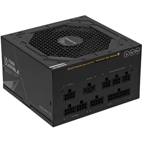 картинка Блок питания 850W Gigabyte UD850GM PG5 P850W (ATX, 20+4 pin, 120mm fan, PCI-E 6+2Px4+16 pin, 8xSATA) (GP-UD850GM PG5 V2) магазин Tovar-RF.ru являющийся официальным дистрибьютором в России картинка Блок питания 850W Gigabyte UD850GM PG5 P850W (ATX, 20+4 pin, 120mm fan, PCI-E 6+2Px4+16 pin, 8xSATA) (GP-UD850GM PG5 V2) от магазина Tovar-RF.ru
