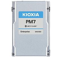 картинка ssd kioxia kpm71vug1t60 pm7-v, 1.6tb, 2.5" 15mm, sas 24gb/s, tlc, r/w 4200/3400 mb/s, iops 720k/320k, tbw 8760, dwpd 3 от магазина Tovar-RF.ru