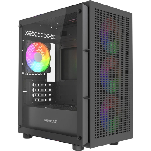 картинка Powercase Mistral Micro EM17, Tempered Glass, 4x120mm ARGB PWM fan, чёрный, mATX (CMMEM17B-A4) магазин Tovar-RF.ru являющийся официальным дистрибьютором в России картинка Powercase Mistral Micro EM17, Tempered Glass, 4x120mm ARGB PWM fan, чёрный, mATX (CMMEM17B-A4) от магазина Tovar-RF.ru