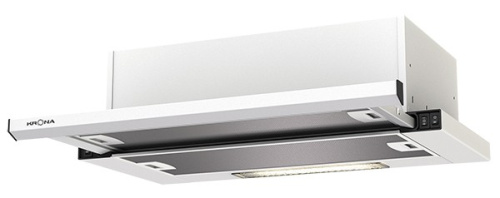 картинка вытяжка  krona "kamilla" slim 600 white (2 мотора) от магазина Tovar-RF.ru