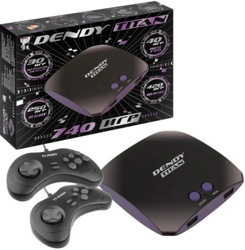 картинка игровая консоль dendy titan 740 игр магазин Tovar-RF.ru являющийся официальным дистрибьютором в России картинка игровая консоль dendy titan 740 игр от магазина Tovar-RF.ru
