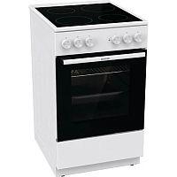 картинка плита электрическая gorenje essential gec5a41wg белый/черный стеклокерамика от магазина Tovar-RF.ru