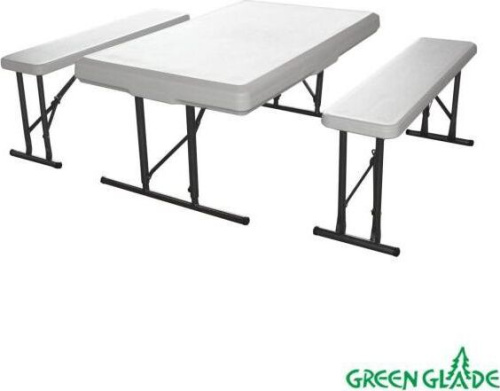 картинка набор green glade 113 стол, 2 скамьиот магазина Tovar-RF.ru