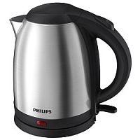 картинка philips hd9306/02 чайник, 1.5л, 1800вт, серебристый/черный  от магазина Tovar-RF.ru