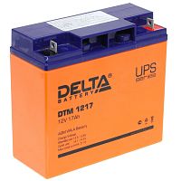 картинка delta dtm 1217  (17 а\ч, 12в) свинцово- кислотный аккумулятор   от магазина Tovar-RF.ru