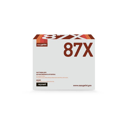 картинка easyprint cf287x картридж lh-87x для hp laserjet pro m501n/enterprise m506dn/m506x/m527c/m527f/m527dn (18000 стр.) черный, с чипом магазин Tovar-RF.ru являющийся официальным дистрибьютором в России картинка easyprint cf287x картридж lh-87x для hp laserjet pro m501n/enterprise m506dn/m506x/m527c/m527f/m527dn (18000 стр.) черный, с чипом от магазина Tovar-RF.ru
