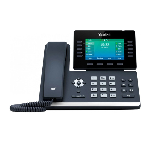 картинка yealink sip-t54w sip-телефон, цветной экран 4.3", 16 sip аккаунтов, wi-fi, bluetooth, opus, 10*blf, poe, usb, gige, без бп магазин Tovar-RF.ru являющийся официальным дистрибьютором в России картинка yealink sip-t54w sip-телефон, цветной экран 4.3", 16 sip аккаунтов, wi-fi, bluetooth, opus, 10*blf, poe, usb, gige, без бп от магазина Tovar-RF.ru