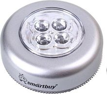 картинка cветодиодный фонарь smartbuy (sbf-831-s) push light, сереброот магазина Tovar-RF.ru