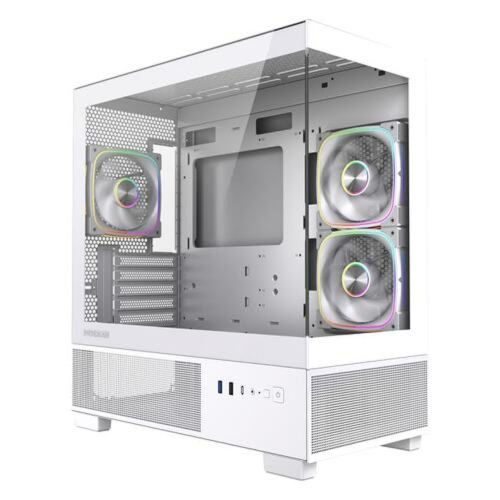 картинка Powercase Корпус Vision Micro S4W, Tempered Glass, Type-C, 3x 120mm ARGB PWM Fan, ARGB+PWM HUB, белый, mATX (CVMMSHW-A3) магазин Tovar-RF.ru являющийся официальным дистрибьютором в России картинка Powercase Корпус Vision Micro S4W, Tempered Glass, Type-C, 3x 120mm ARGB PWM Fan, ARGB+PWM HUB, белый, mATX (CVMMSHW-A3) от магазина Tovar-RF.ru