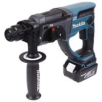 картинка Makita DHR202RF Перфоратор аккумуляторный {SDS-plus;18В;1х3Ач;Li-Ion;3х реж;1,9 Дж;0-4000 уд/мин;сверление бет-20мм;мет-13мм;дер-26мм;кейс;вес 3,5 кг} от магазина Tovar-RF.ru