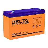 картинка delta dtm 612 (12 а\ч, 6в) свинцово- кислотный аккумулятор   от магазина Tovar-RF.ru