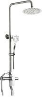 картинка Душевая система GOTA ROCIO G357511-GOTA Душевая система со смесителем шар. с изливом с лейкой тропической SUS304 от магазина Tovar-RF.ru