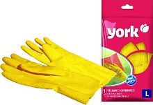 картинка Перчатки YORK резиновые (L) 092010 от магазина Tovar-RF.ru