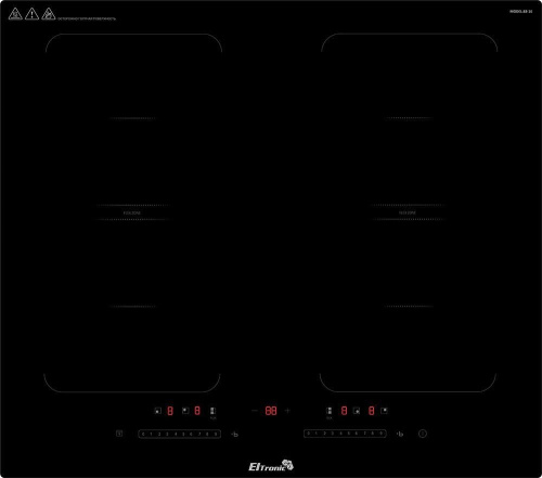 картинка варочная панель eltronic (88-16) 4 конфорки индукционная черный от магазина Tovar-RF.ru